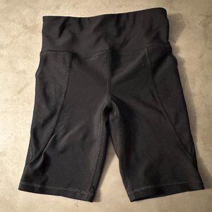 Old Navy Black Biker Shorts Girls Size Small (6-7)